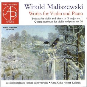 Download track 7. Sonata For Violin Piano In G Major Op. 1 - III. Tema Con Variazioni - Var. IV. Allegro - Witold Maliszewski