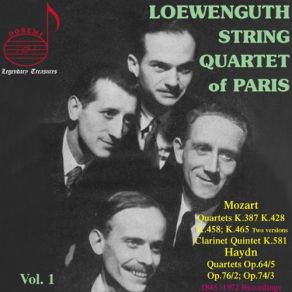 Download track String Quartet No. 16 In E-Flat Major, K. 428: I. Allegro Non Troppo Loewenguth Quartet