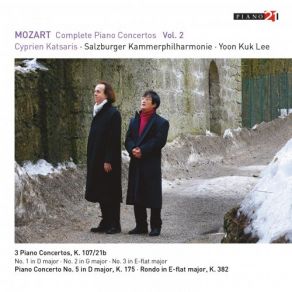 Download track Piano Concerto In E-Flat Major, K. 107 No. 3: I. Allegro (Live - After J. C. Bach's Keyboard Sonata In E-Flat Major, W. A 4 - Cadenza By Katsaris) Cyprien Katsaris, Salzburger Kammerphilharmonie, Yoon Kuk Lee