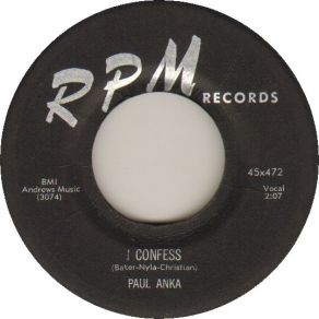 Download track A. I Confess Paul Anka