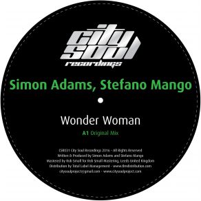 Download track Wonder Woman (Original Mix) Simon Adams, Stefano Mango