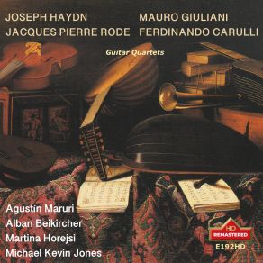 Download track String Quartet No. 8 In D Major, Op. 2 No. 2, Hob. III8 (Version For Guitar, Violin, Viola & Cello) II. Minuet Agustín Maruri, Michael Kevin Jones, Alban Beikircher, Martina Horejsi