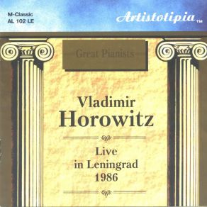 Download track Liszt - Sonetto 104 Del Petrarca Vladimir Samoylovich Horowitz