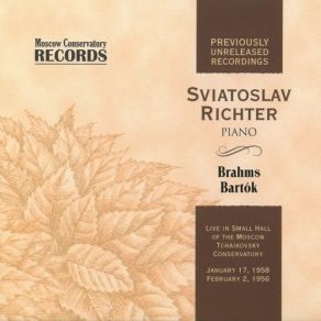 Download track Bartok - Sonata For 2 Pianos And Perc., Sx. 110 - I. Assai Lento - Allegro Molto Sviatoslav Richter