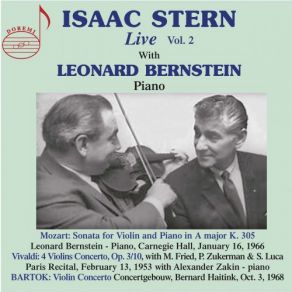 Download track Sonata For Violin And Piano In A Major, K. 305 II. Tema Con Variazioni (Andante Grazioso) Isaac Stern