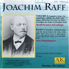 Download track 6. Bach: Cello Suite In G Major BWV 1007 Transcribed By Raff 6. Gigue Joachim Raff