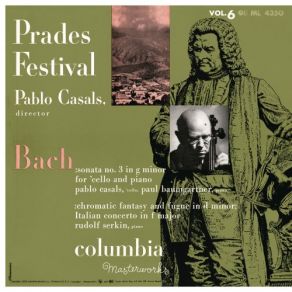 Download track Sonata No. 3 In G Minor, BWV 1029: III. Allegro Rudolf SerkinPablo Casals