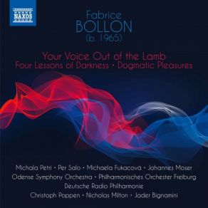 Download track Lessons Of Darkness (Fabrice Bollon) III. Water. Not Too Slow, Calm (Live) Michala Petri, Fabrice Bollon, Philharmonisches Orchester Freiburg