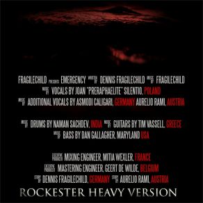 Download track Emergency (Rockester Heavy Version) FragileChildDan Gallagher, EGOamp, Preraphaelite, Virtual Perish, Tim Vassell