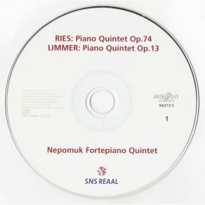 Download track Quintet For Violin, Viola, Cello, Double Bass & Piano In B Minor, Op. 74- 1 Nepomuk Fortepiano Quintet