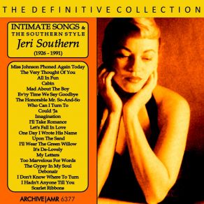 Download track (I'm In Love With) The Honorable Mr. So-And-So Jeri Southern