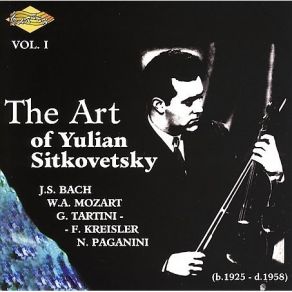 Download track V. Chaconne Vladimir Yampolsky, Yulian Sitkovesky, Bella Davidovich