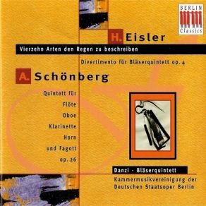 Download track 05 - Wind Quintet Op. 26 (1924) II. Anmutig Und Heiter; Scherzando Vierzehn Arten Den Regen Zu Beschreiben