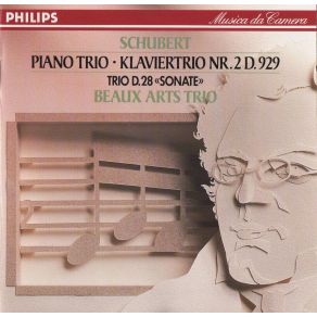 Download track Piano Trio No. 2 In E Flat Major, D. 929 (Op. 100) - Andante Con Moto Beaux Arts Trio