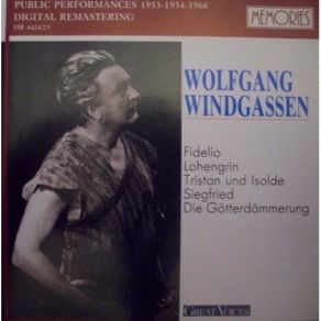 Download track 1. Gott Welch Dunkel Hier Wolfgang Windgassen