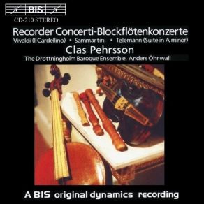 Download track 8. Telemann: Suite In A Minor - II. Les Plaisirs Clas Pehrsson, Drottningholms Barockensemble