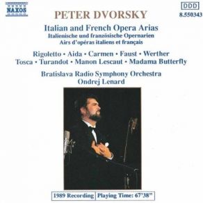 Download track 12 - Recondita Armonia (Puccini- Tosca) Peter Dvorský, Slovak Bratislava Radio Symphony Orchestra