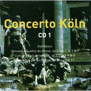 Download track Concerto A Quattro Da Chiesa Op. 2 Nr. 7 C-Dur - I Largo Andante Evaristo Felice Dall'Abaco