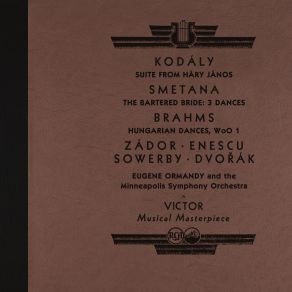 Download track 21 Hungarian Dances, WoO 1: No. 20 In E Minor (Orch. Dvorák) (2022 Remastered Version) Eugene Ormandy, Minneapolis Symphony Orchestra