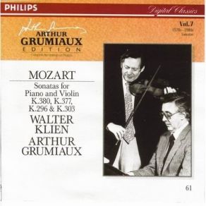 Download track 12. Violin Sonata In F K377 - 3 Tempo Di Menuetto Mozart, Joannes Chrysostomus Wolfgang Theophilus (Amadeus)