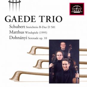 Download track Serenade In C Major, Op. 10: I. Marcia. Allegro Gaede Trio