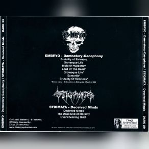 Download track Embryo-Brutality Of Sickness Embryo, Stigmata