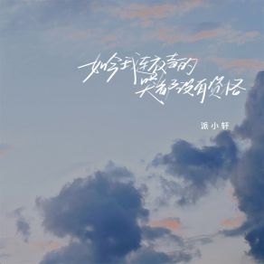 Download track 如今我连放声的哭都没有资格 派小轩