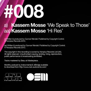 Download track Hi Res Kassem Mosse