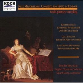 Download track Robert Schumann, Konzeertstatz For Piano And Orch In D English Chamber Orchestra, Jennifer Eley