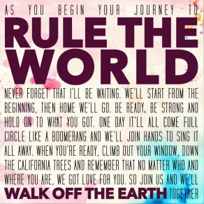 Download track Rule The World Walk Off The Earth