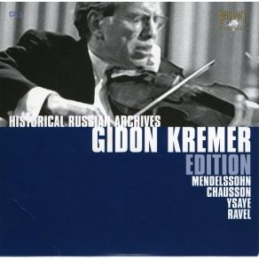 Download track 11. Maurice Ravel - Blues, From Violin Sonata Gidon Kremer, Moscow Philharmonic Orchestra