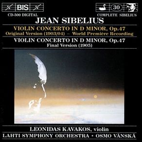 Download track Violin Concerto In D Minor, Op. 47 (Final 1905 Version) - 2. Adagio Di Molto ΚΑΒΑΚΟΣ ΛΕΩΝΙΔΑΣ, Lahti Symphony Orchestra, Osmo Vanska