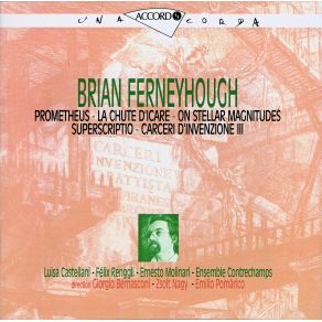 Download track La Chute D'Icare For Clarinet & Small Ensemble Brian FerneyhoughGiogio Bernasconi