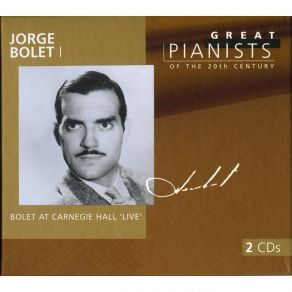 Download track Jorge Bolet I - Chopin, V. Molto Allegro En Re Majeur 