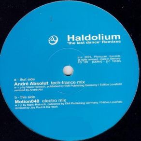 Download track Last Dance (Andre Absolut Tech-Trance Remix) Haldolium