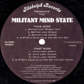 Download track Bottom Line (Clean) Militant Mind State