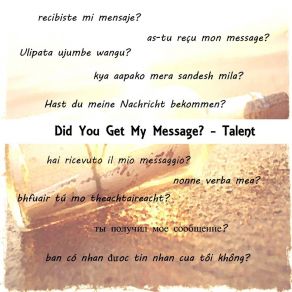 Download track Did You Get My Message (Intro) Talent