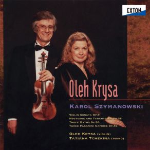 Download track Mythes - Three Pieces For Violin And Piano, Op. 30 1. La Fontaine D'Arethuse Tatiana Tchekina, Oleh Krysa