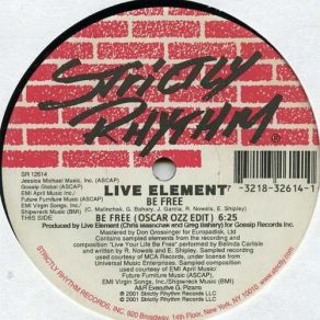 Download track Be Free (Oscar Ozz Edit) Live Element