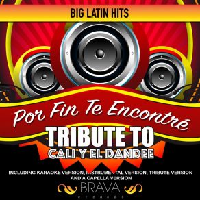 Download track Por Fin Te Encontré (Tribute To Cali Y El Dandee) (Acapella) Brava HitMakersEl Dandee, Acapella