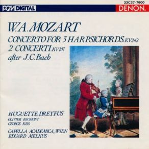 Download track 4. Concerto In D Major KV 107 For Harpsichord Orchestra After Clavier Sonata Op. 5 No. 2 By J. C. Bach - 1. Allegro Mozart, Joannes Chrysostomus Wolfgang Theophilus (Amadeus)