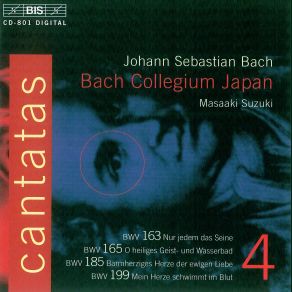 Download track 'Mein Herze Schwimmt Im Blut' BWV 199 - VI. Ich, Dein Betrubtes Kind Masaaki Suzuki