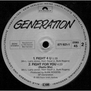 Download track Fight For You (Radio Mix) The Generation