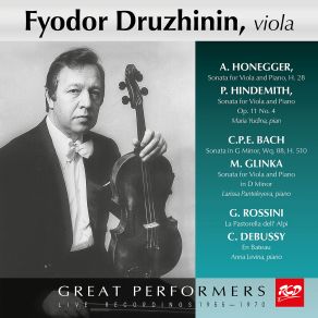 Download track Viola Sonata, H. 28: II. Allegretto Molto Moderato Yudina Maria, Fyodor Druzhinin, Anna Levina, Larissa Panteleyev