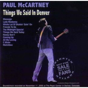 Download track Massage Paul McCartney