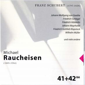 Download track Auf Dem See, D 543 (Johann Wolfgang Von Goethe) Michael Raucheisen