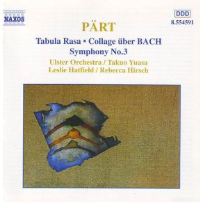 Download track Collage Über BACH: Sarabande Arvo Pärt