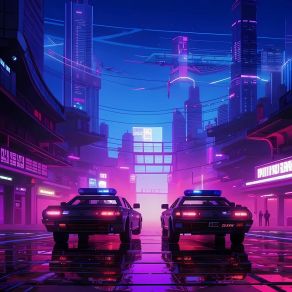 Download track Neon-Drenched Joyride Pixelated Union