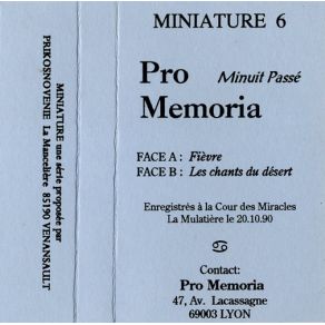 Download track Fièvre Pro Memoria