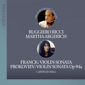 Download track Sonata No. 3 In D Minor For Solo Violin Ballade, Op. 27 (Live) Ruggiero Ricci, Martha Argerich